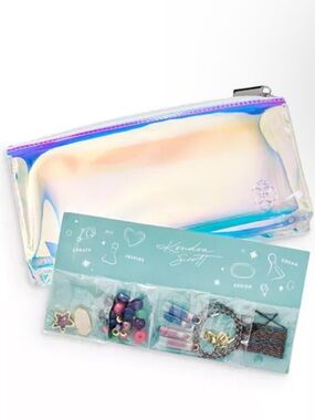 Kendra Scott Jae Star Ellie Bracelet Kit Iridescent Drusy Purple, Pink NWT